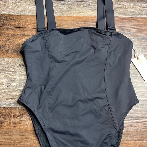 NWT Good American Contour One Piece Swimsuit GSW0243 Black Size 3 Large - Picture 7 of 14